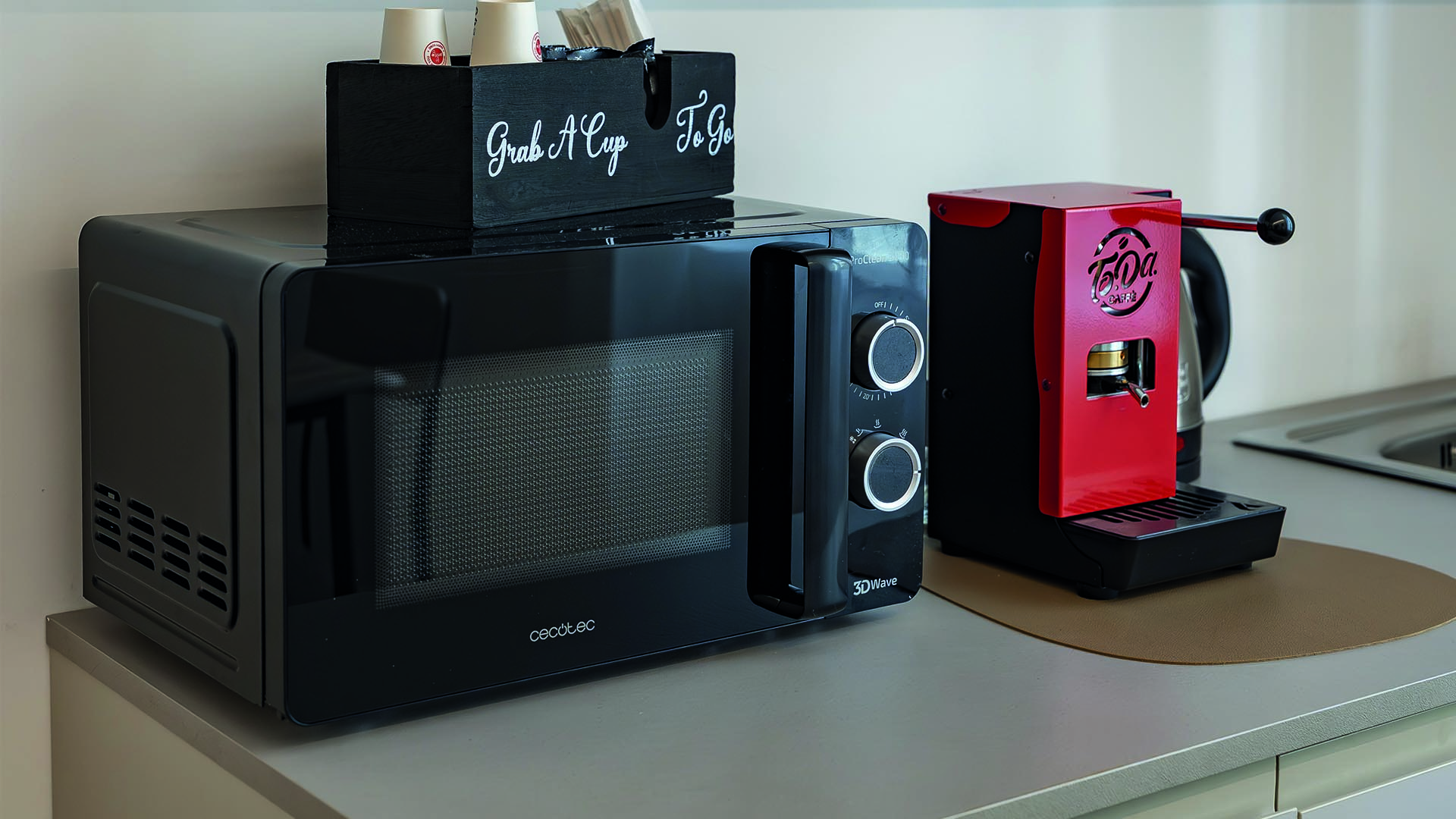 Area relax con cucina